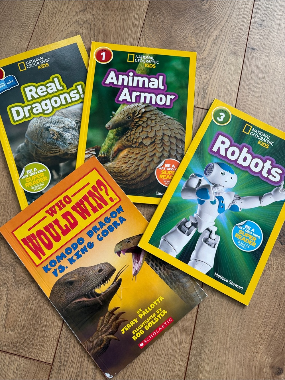 Lot of 4 books. Nat Geo for kids